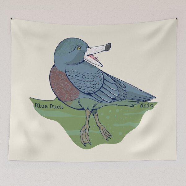 Item preview, Blue duck whio designed and sold by piedaydesigns.
