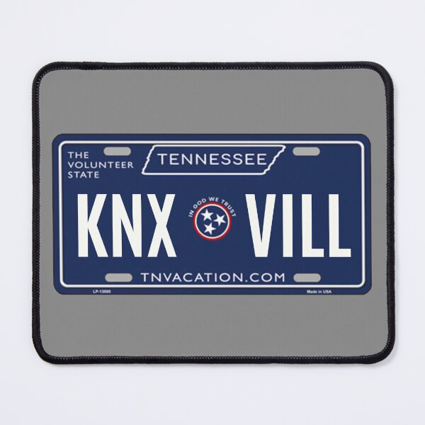 Item preview, Knoxville Tennessee License Plate designed and sold by dmbdana.