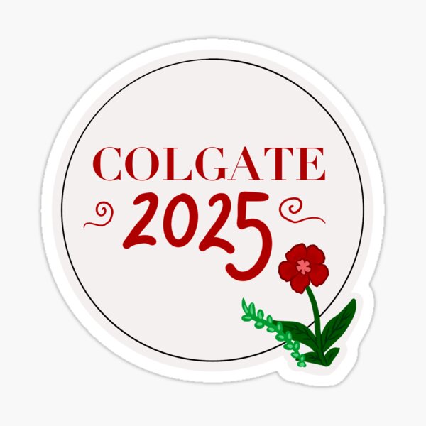 "Colgate 2025" Sticker for Sale by blejsart Redbubble