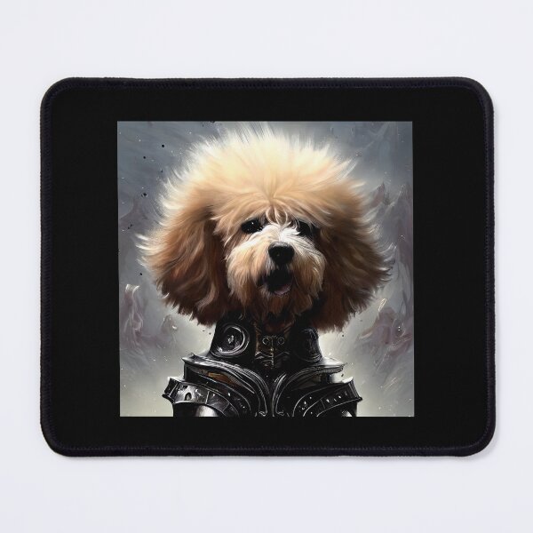 Artikelvorschau, AI Generated Art, War Poodle entworfen und verkauft von RabbitHoleMI.