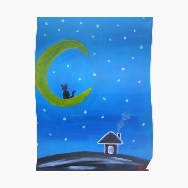 Crescent Moon Poster