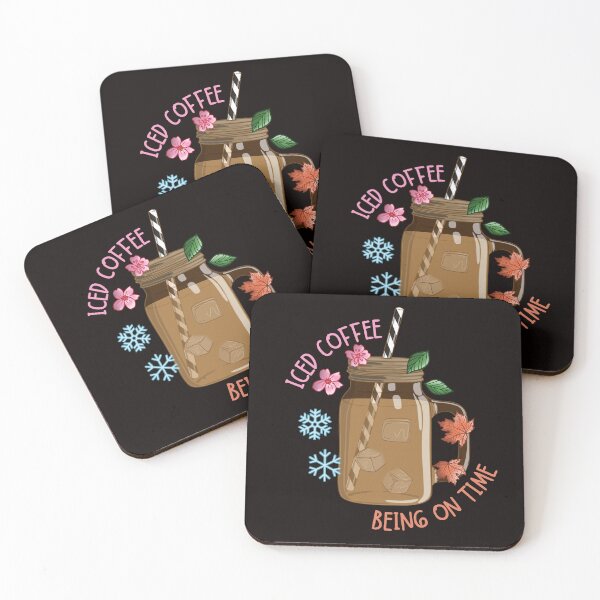 Item preview, Iced Coffee Being On Time Funny Gifts For Coffee Lovers designed and sold by nquestiaa.
