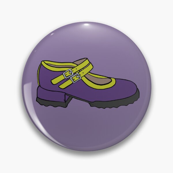 Item preview, Fluevog Aimee Mary Jane Shoe Purple/Green designed and sold by anne m bray.