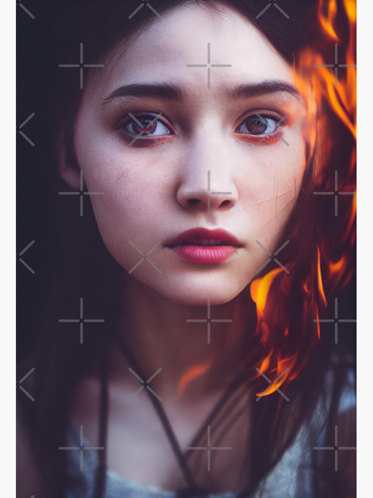 "Fire Starter " Sticker for Sale by SpiiralArt Redbubble