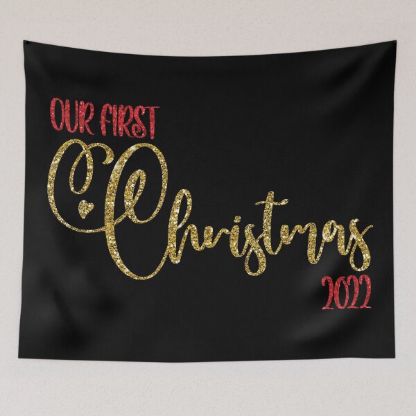 Item preview, Our First Christmas 2022 designed and sold by BeaSchoney.