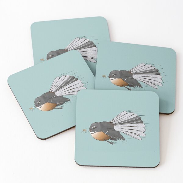 Item preview, Fantail Chasing a Mosquito designed and sold by piedaydesigns.