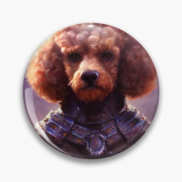 Item preview, AI Generated Art, War Poodle designed and sold by RabbitHoleMI.