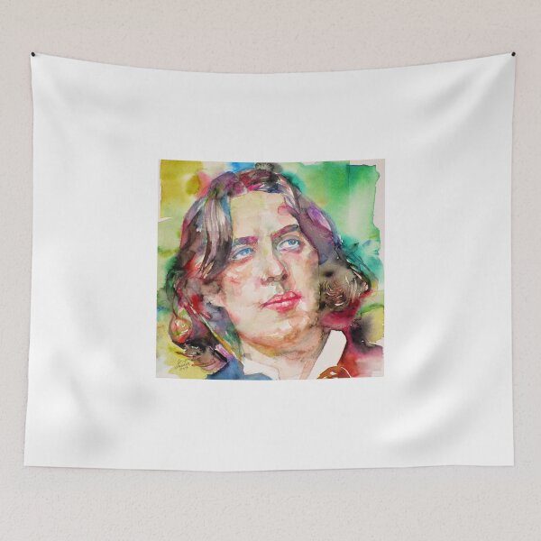 Item preview, OSCAR WILDE - watercolor portrait.27 designed and sold by lautir.