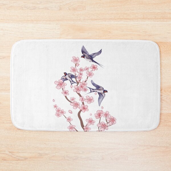 Item preview, Swallows Birds And Cherry Blossom designed and sold by virillanissa.