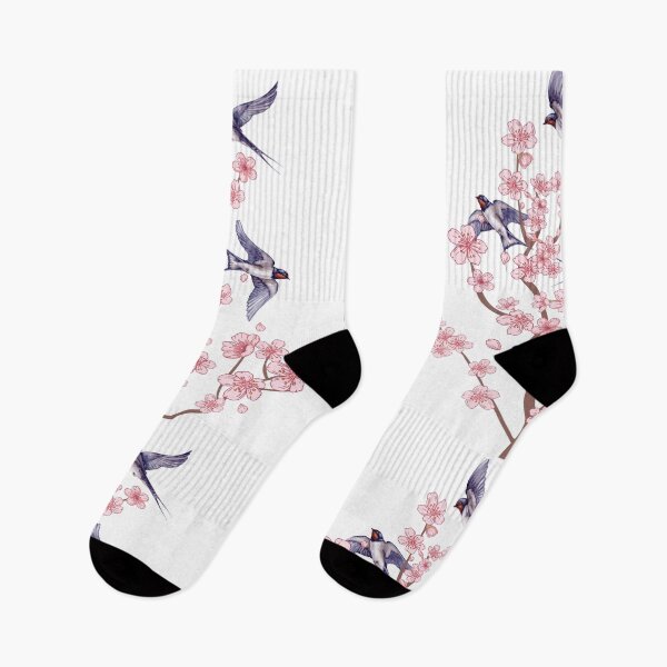 Item preview, Swallows Birds And Cherry Blossom designed and sold by virillanissa.
