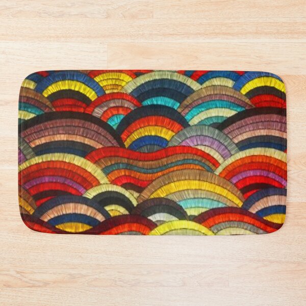 Item preview, Colorful Waves Upholstery Pattern designed and sold by ericajparra79.