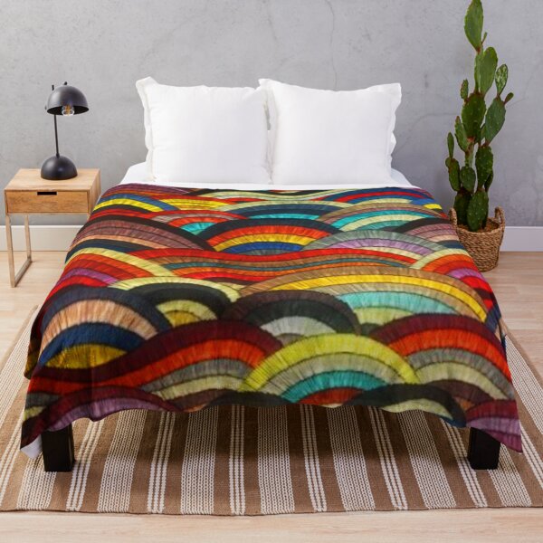 Item preview, Colorful Waves Upholstery Pattern designed and sold by ericajparra79.