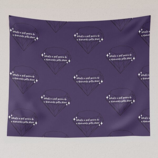 Item preview, A Diamond's Gotta Shine designed and sold by ThePureAudacity.