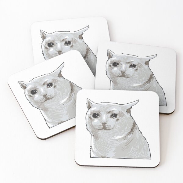 Item preview,  Sad Cat In Grunge cut cat meme designed and sold by Manara  -Art.