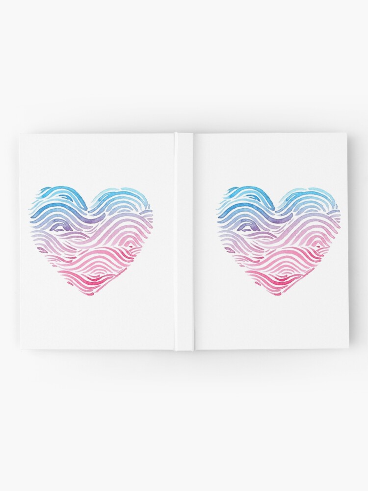 Alternate view of Heart of the sea - Watercolor Hardcover Journal