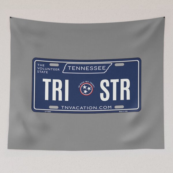 Artikelvorschau, Tri-Star-Tennessee-Nummernschild entworfen und verkauft von dmbdana.