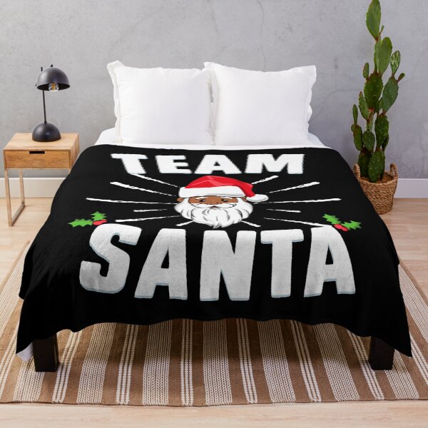 Item preview, Team Santa Funny Believe African American Santa Claus Merry Christmas designed and sold by QueenOfPrint.