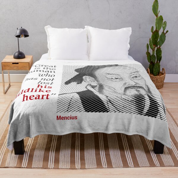 Item preview, Mencius' Portrait with a Creativity Quote designed and sold by emotica.