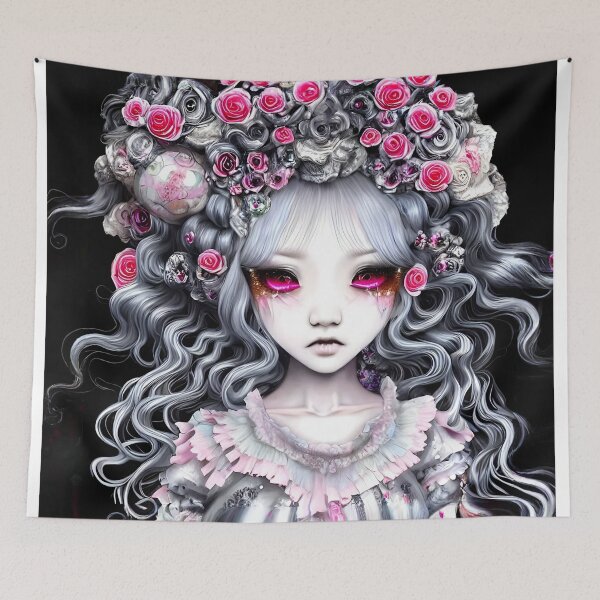 Item preview, Cute Gothic Harajuku Style Girl designed and sold by DaniGirls.