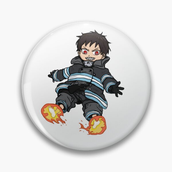 Fire Force Pins and Buttons for Sale