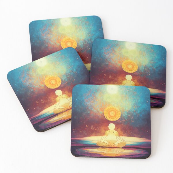 Item preview, radiate positivity the sitting lotus man full color galaxy  designed and sold by pnywest.