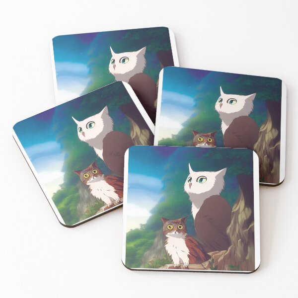 Item preview, an owls enjoying a day AI bird lover  designed and sold by SBlagojevic.