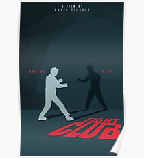 Fight Club Silhouette - Minimal Poster Art Poster