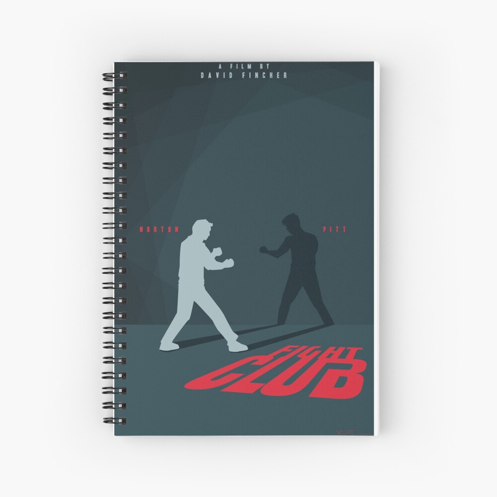 Fight Club Silhouette - Minimal Poster Art  Art Print