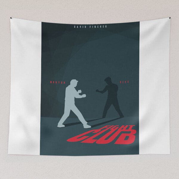 Item preview, Fight Club Silhouette - Arte minimalista para pósters designed and sold by Ryan Piracha.