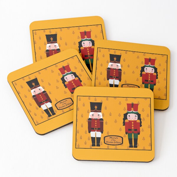 Item preview, March of The Wooden Soldiers : Boy and Girl Christmas Print designed and sold by posterbobs.