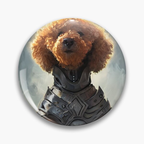 Item preview, AI Generated Art, War Poodle designed and sold by RabbitHoleMI.