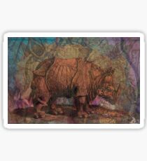 Rhino History Sticker