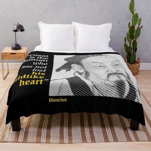 Item preview, Mencius' Portrait with a Creativity Quote (inverse) designed and sold by emotica.