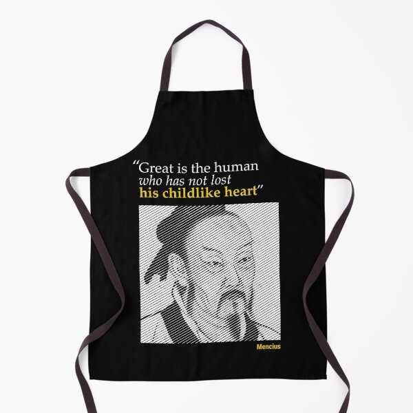 Item preview, Mencius' Portrait with a Creativity Quote (inverse) designed and sold by emotica.