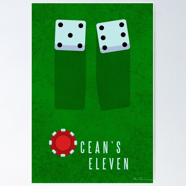 Artikel-Vorschau von Ocean's 11 Minimal Fan Art, designt und verkauft von Ryan Piracha.