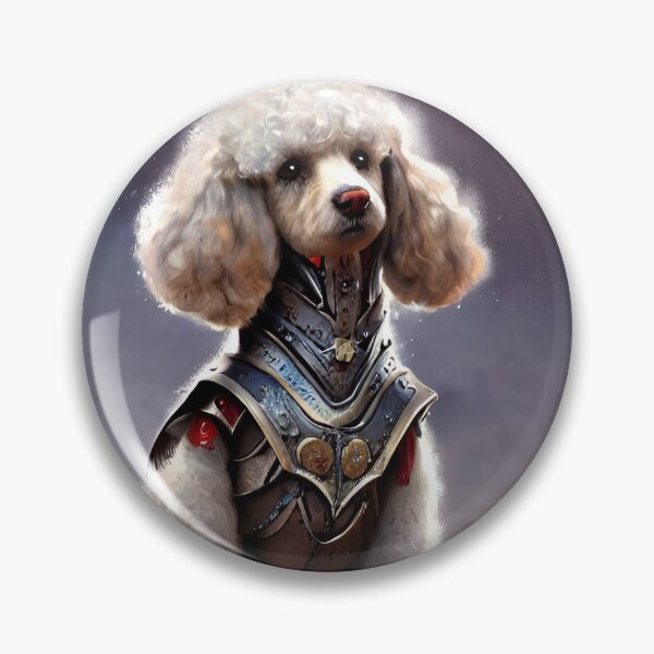 Item preview, AI Generated Art, War Poodle designed and sold by RabbitHoleMI.