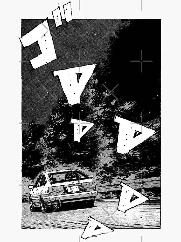 INITIAL-D - Anime And Manga - Sticker