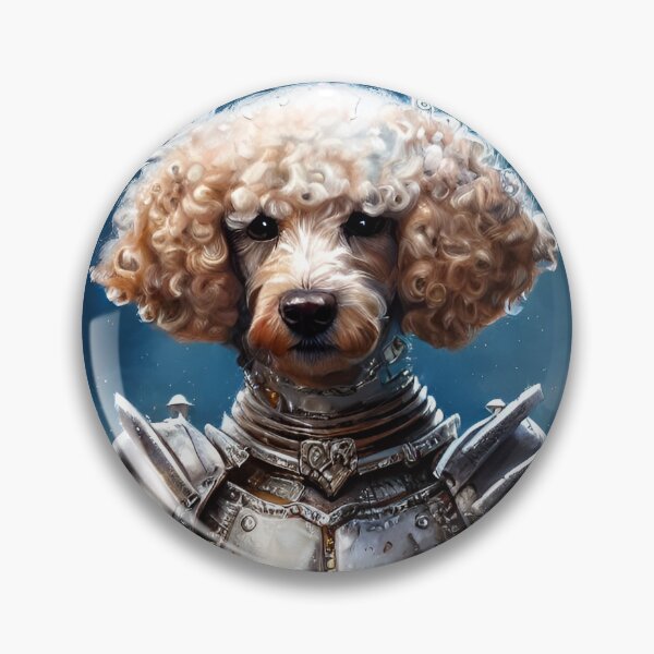 Item preview, AI Generated Art, War Poodle designed and sold by RabbitHoleMI.