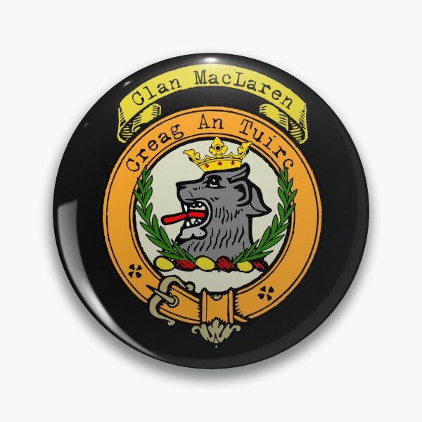 Artikelvorschau, Wappen des MacLaren-Clan-Nachnamens entworfen und verkauft von BagTown Clans.