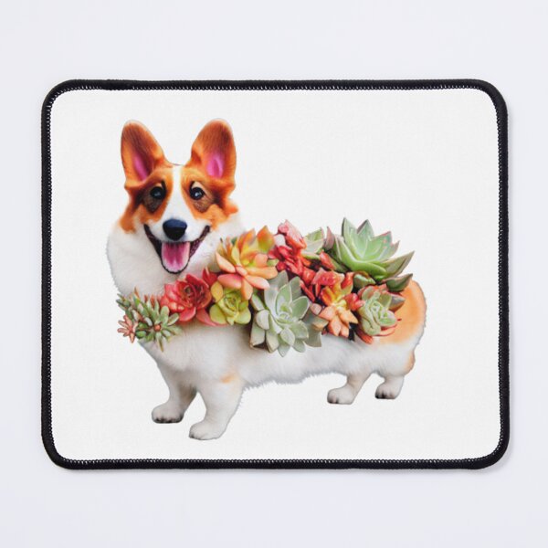 Item preview, Succulent Caped Corgi designed and sold by Paint-of-Heart.