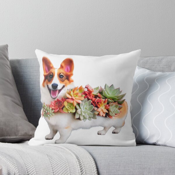 Item preview, Succulent Caped Corgi designed and sold by Paint-of-Heart.