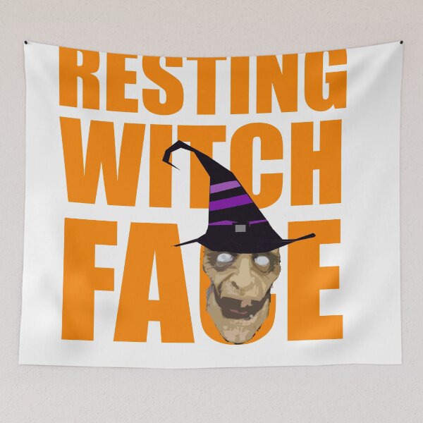 Item preview, Halloween Resting Witch Face  designed and sold by AlphaMoon.