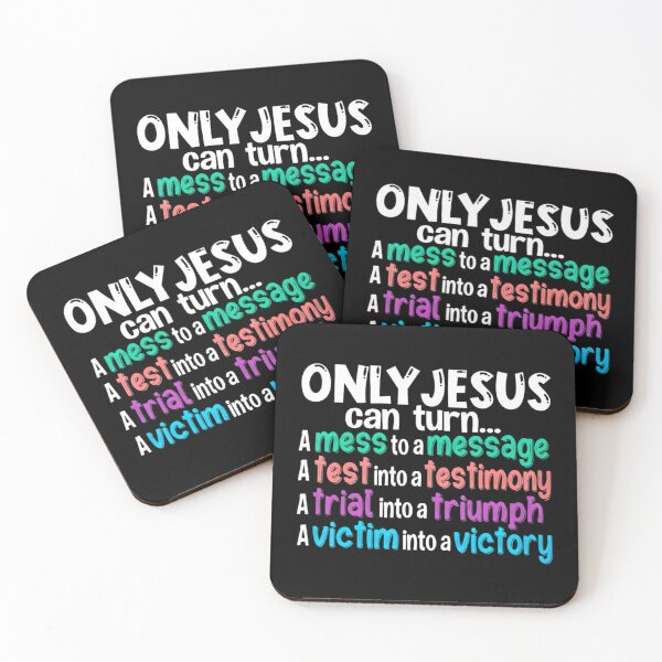 Item preview, Only Jesus Can Turn A Mess Into A Message A Test Into A designed and sold by rioaoishop.