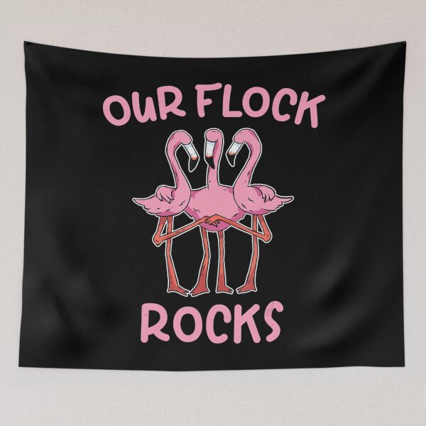 Item preview, Our Flock Rocks Flamingo Matching Family Vacation Group designed and sold by rioaoishop.