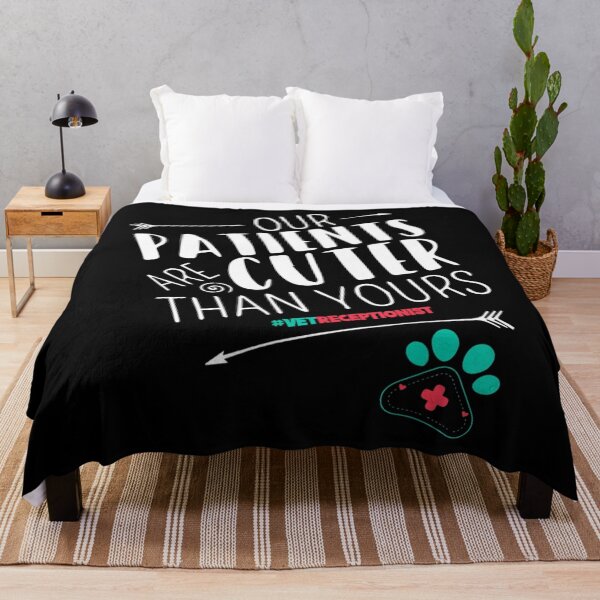 Item preview, Our Patients Are Cuter Than Yours Vet Receptionist designed and sold by rioaoishop.