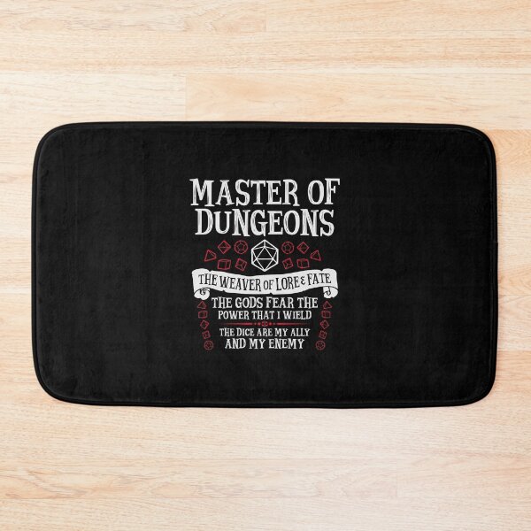 Item preview, MASTER OF DUNGEONS, The Weaver of Lore & Fate - Dungeons & Dragons (White Text) designed and sold by enduratrum.