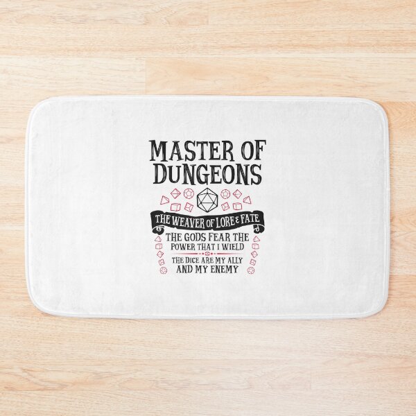 Item preview, MASTER OF DUNGEONS, The Weaver of Lore & Fate - Dungeons & Dragons (Black Text) designed and sold by enduratrum.