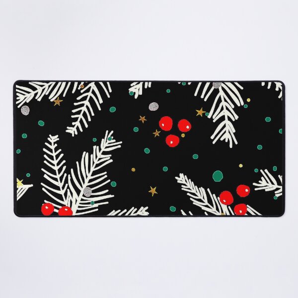 Item preview, Christmas Snowy Branches With Red Berries Holiday Pattern designed and sold by DEC02.
