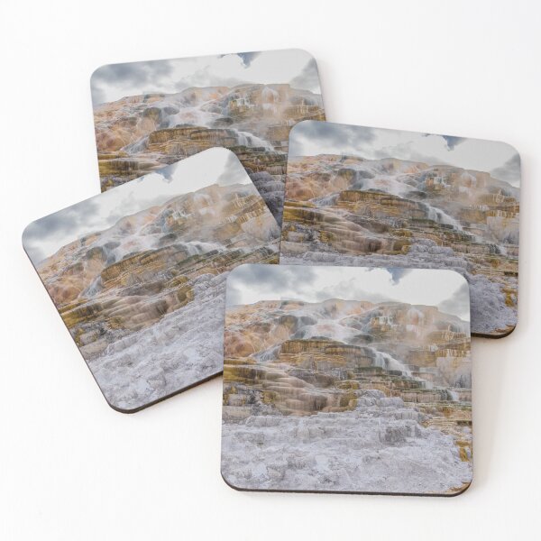 Item preview, Mammoth Hot Springs and Travertine Terraces of Yellowstone National Park designed and sold by SafariByMarisa.