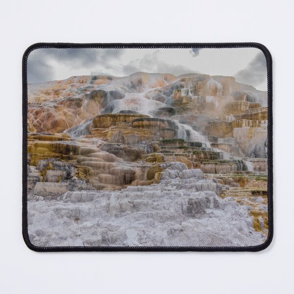 Item preview, Mammoth Hot Springs and Travertine Terraces of Yellowstone National Park designed and sold by SafariByMarisa.